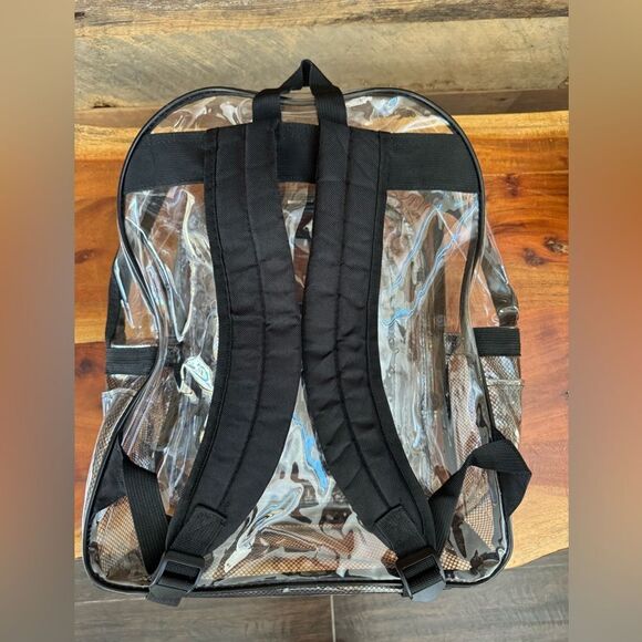 Clear Backpack  Zippered Bag - Picture 5 of 14